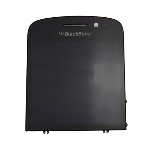 Blackberry Q10 LCD and Digitizer Touch Screen Assembly with Frame 001 [Black]