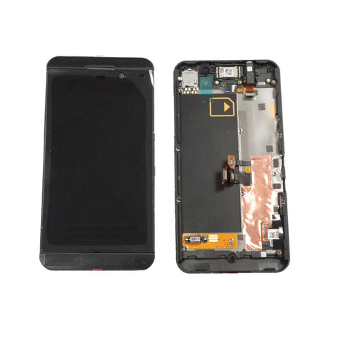 Blackberry Z10 LCD and Digitizer Touch Screen Assembly With Frame 001/111 [Black]