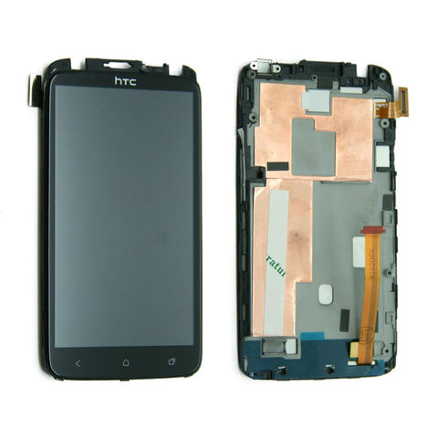 HTC One XL LCD and Digitizer Touch Screen Assembly with frame