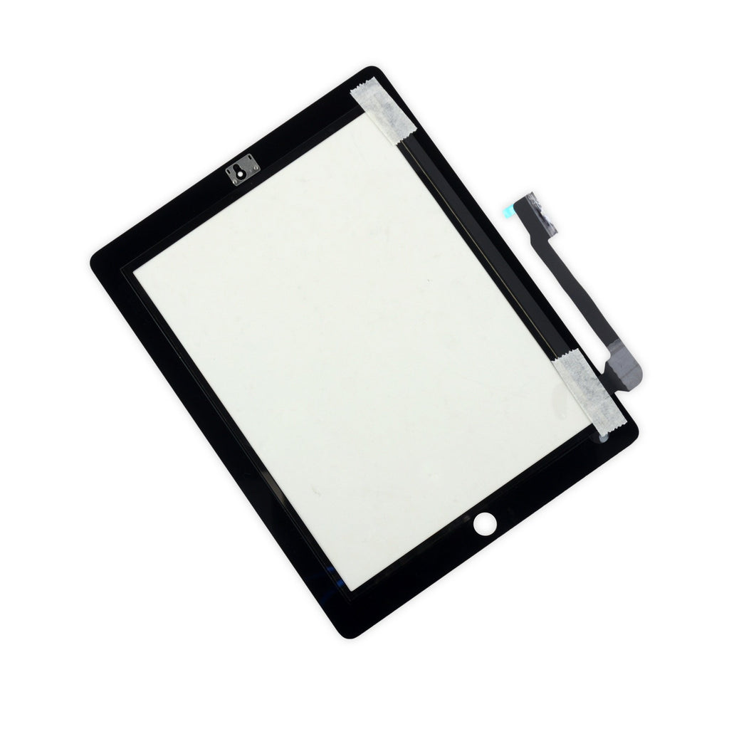 Digitizer Touch Screen with Adhesive Tape for iPad 3 4 [Black]
