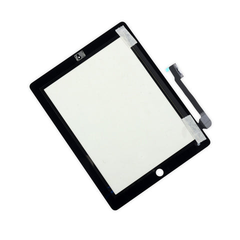 Digitizer Touch Screen with Adhesive Tape for iPad 3 4 [Black]