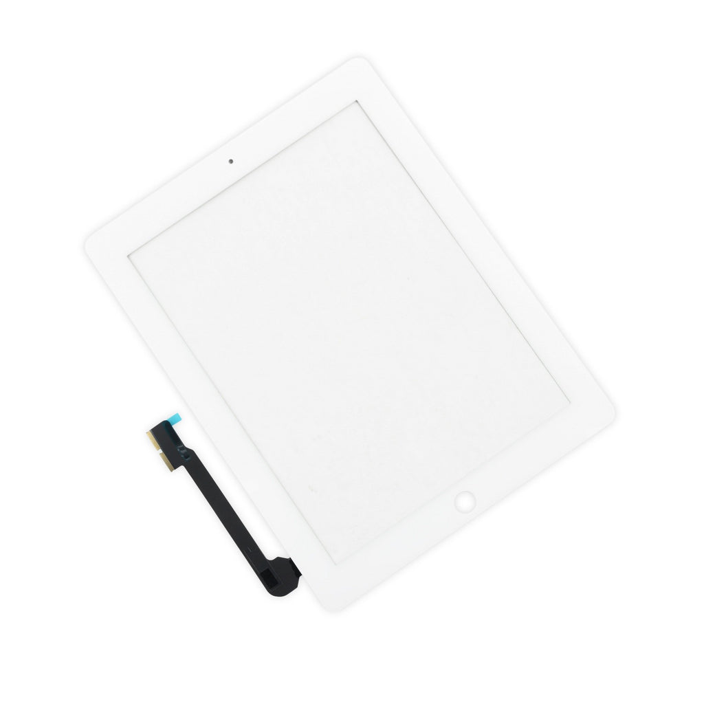 Digitizer Touch Screen with Adhesive Tape for iPad 3 4 [White]