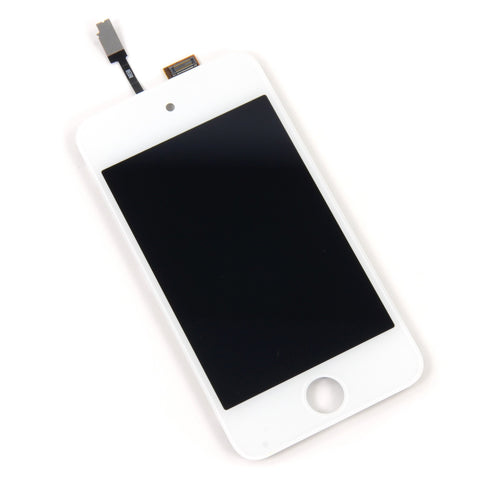 LCD and Digitizer Touch Screen Assembly with Adhesive for iPod Touch 4th [White]