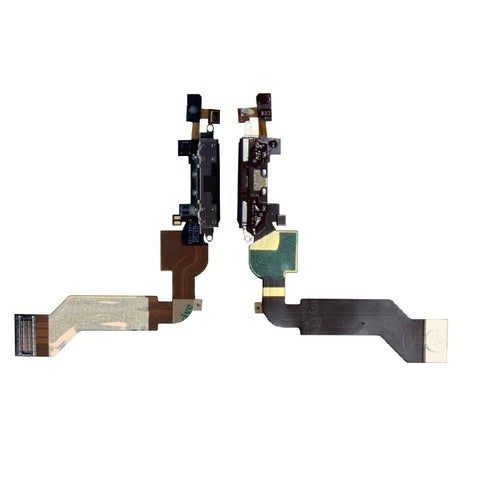 Charging Port Flex Cable with Microphone [Black] for iPhone 4S