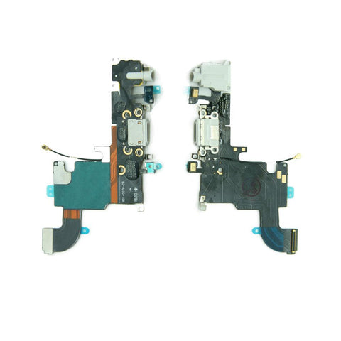 Charging Port Flex Cable with Microphone and Headphone Jack Port for iPhone 6S 4.7" [White]