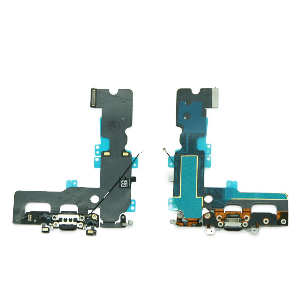 Charging Port Flex Cable for iPhone 7 Plus 5.5" [Black]