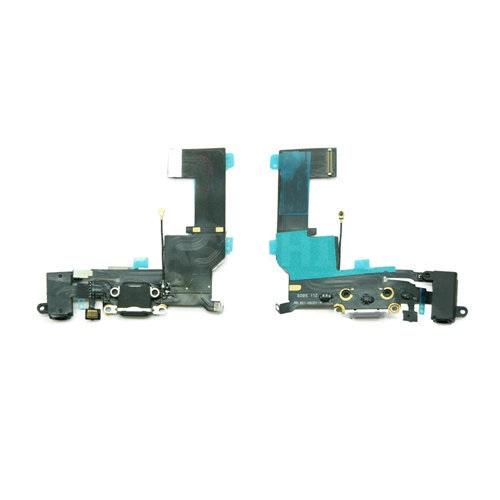 Charging Port Flex Cable with Headphone Jack and Microphone for iPhone SE [Black]