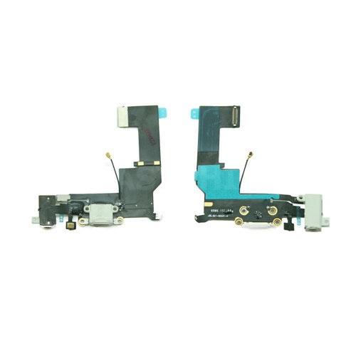 Charging Port Flex Cable with Headphone Jack and Microphone for iPhone SE [White]