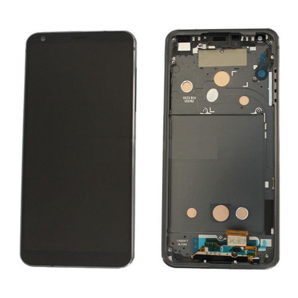 LG G6 LCD and Digitizer Touch Screen Assembly with Frame [Black]