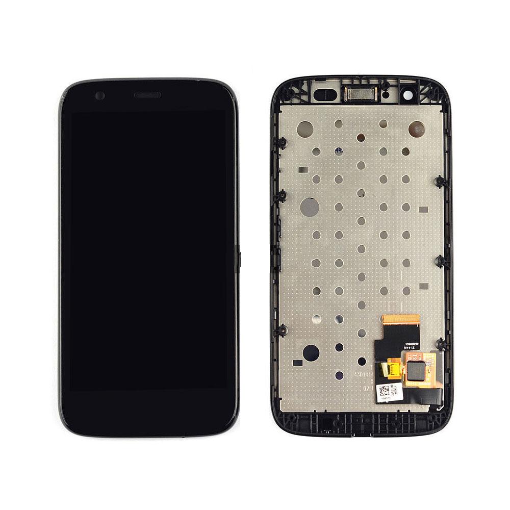 Motorola Moto G XT1032 LCD and Digitizer Touch Screen Assembly with Frame [Black]