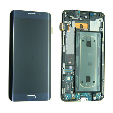 LCD and Digitizer Touch Screen Assembly with Frame for Samsung Galaxy S6 Edge+ G928 [Black]
