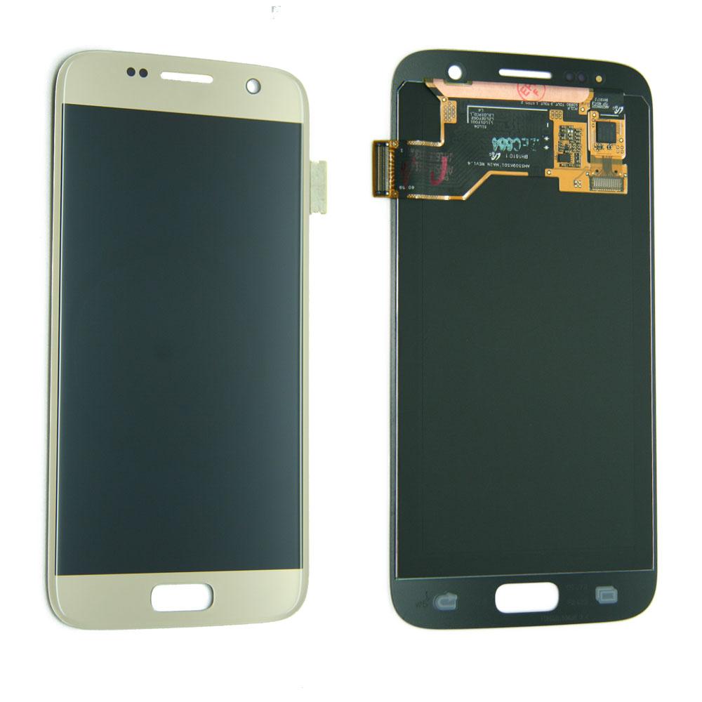 LCD and Digitizer Touch Screen Assembly for Samsung Galaxy S7 G930 [Gold]
