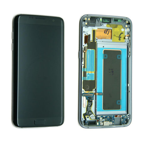 LCD and Digitizer Touch Screen Assembly with Frame for Samsung Galaxy S7 Edge G935 [Black]